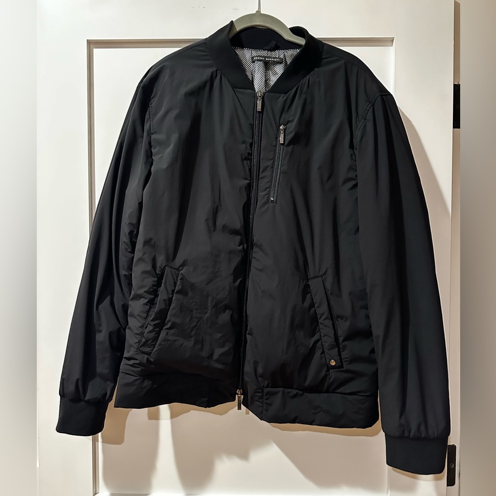 Robert Barakett Windbreaker Insulated Bomber Jacket - L